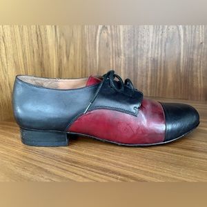 Sharp Leather Brayden Cap toe Oxfords